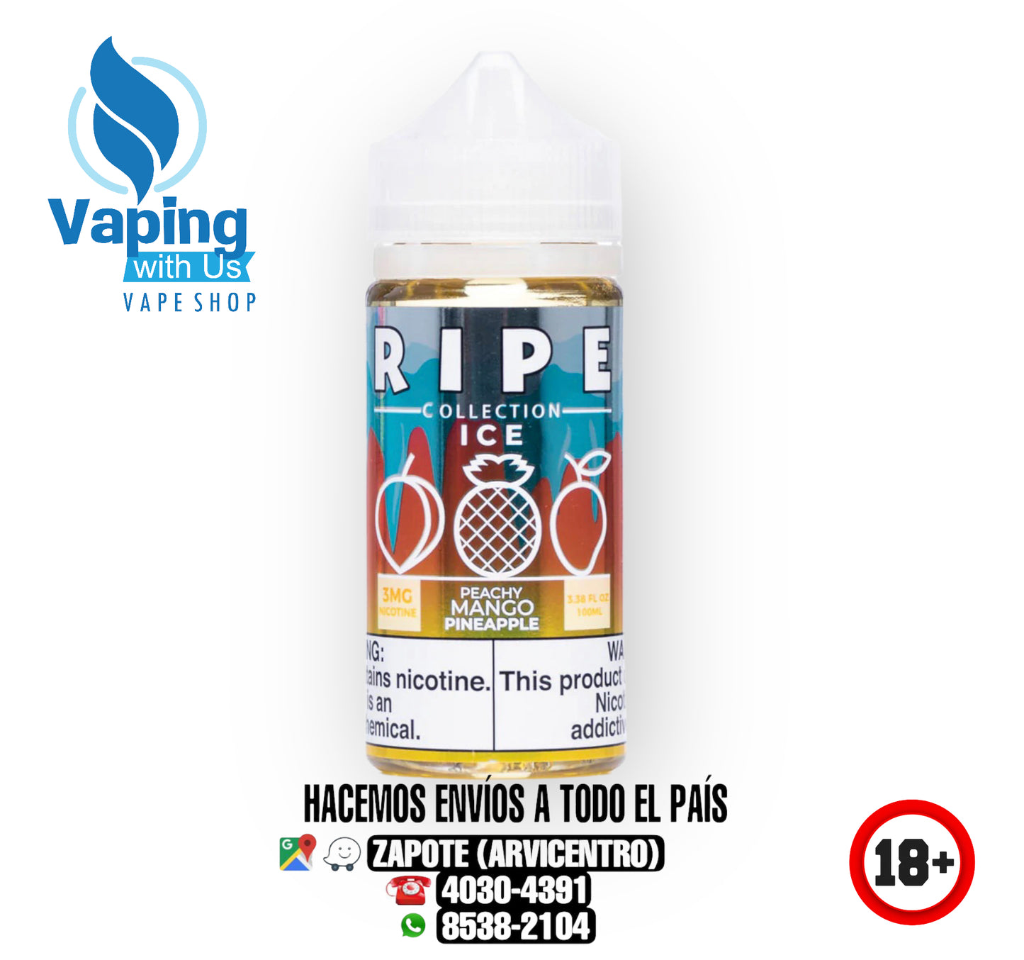 Ripe Collection Peachy Mango Pineapple ICE