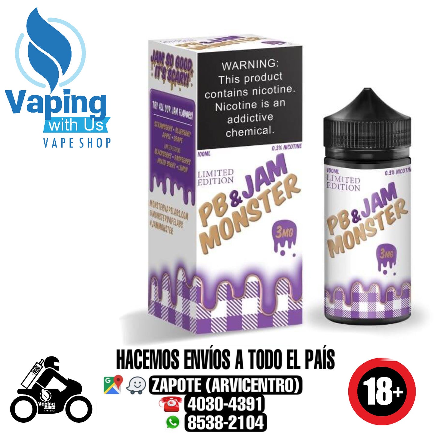 Grape PB & Jam Monster