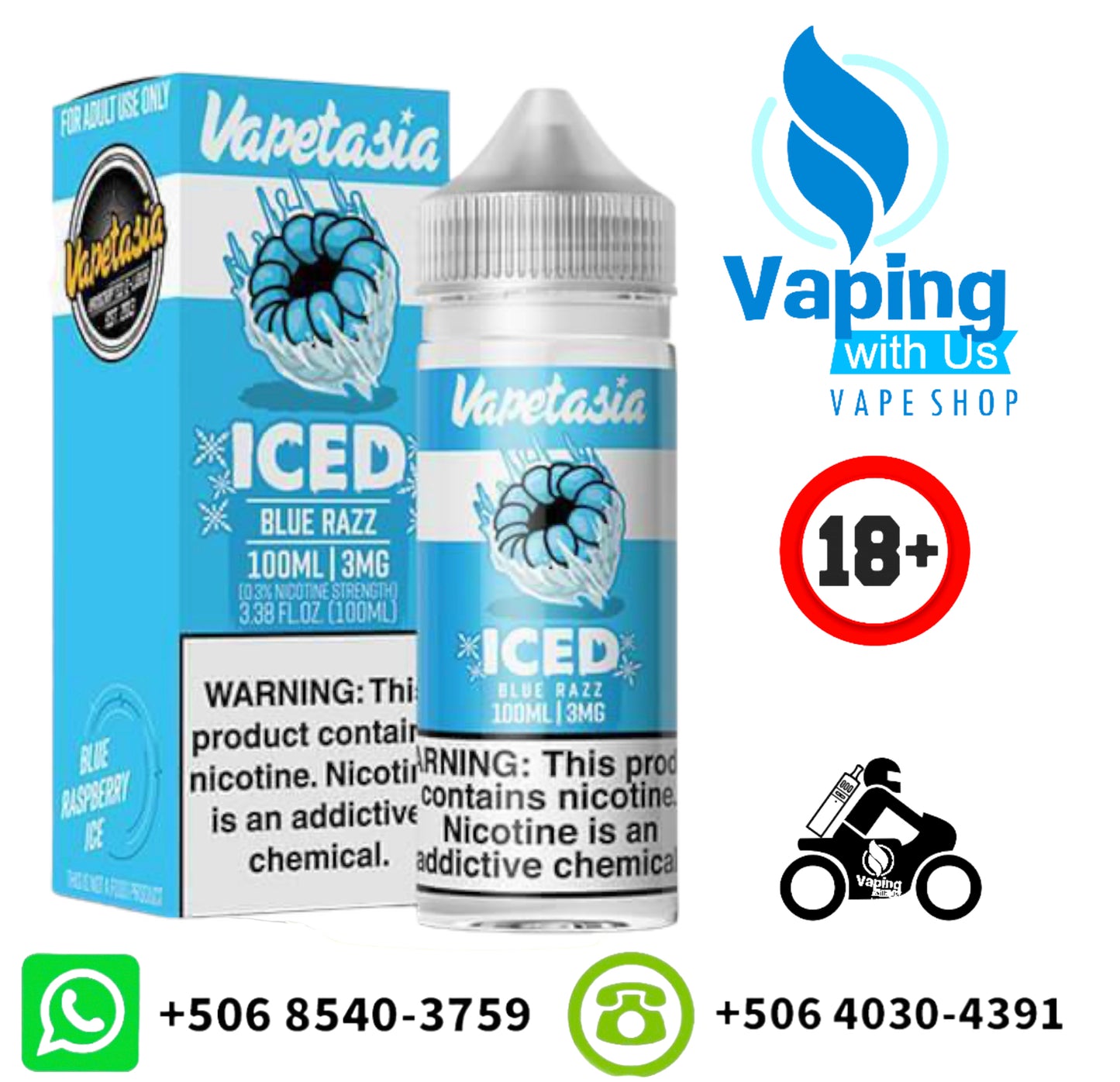 Vapetasia Blue Razz Ice