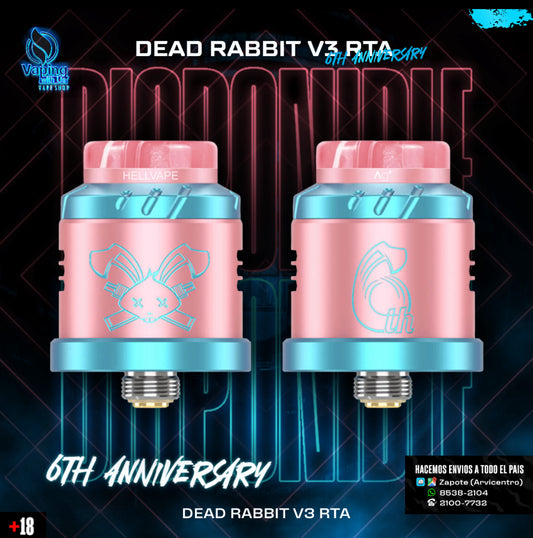 HellVape Rabbit Solo RDA 6th Aniversario