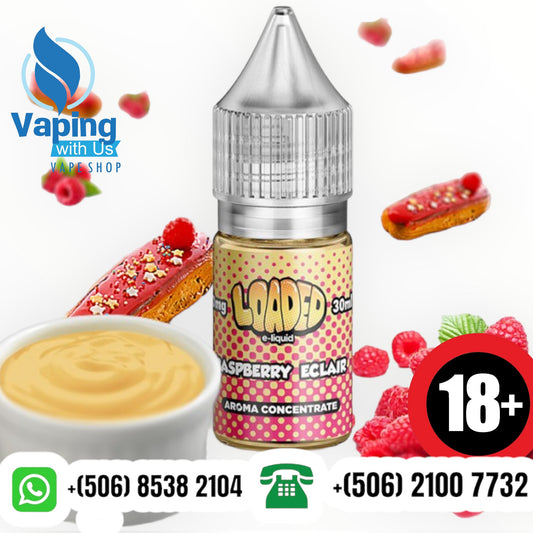 Loaded By Ruthless Raspberry Eclair Nicotine Salts