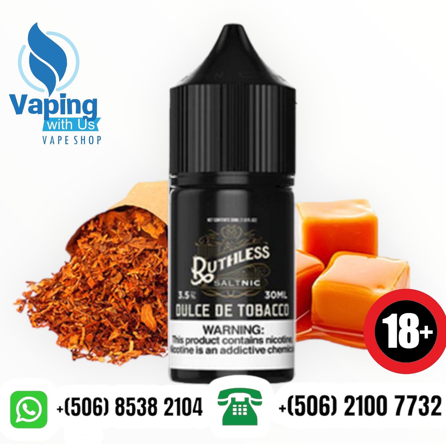 Ruthless Dulce De Tobacco Nicotine Salts