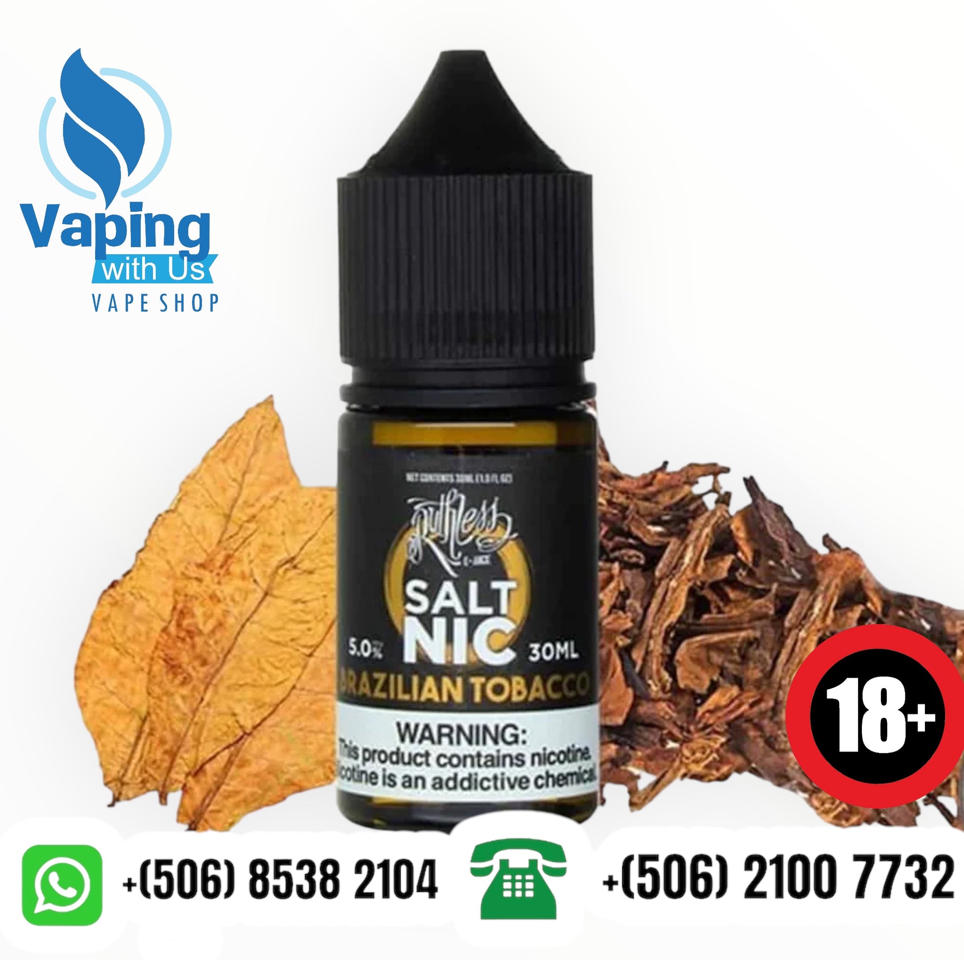 ruthless brazilian tobacco BRAZILIAN TOBACCO - NICOTINE SALT
