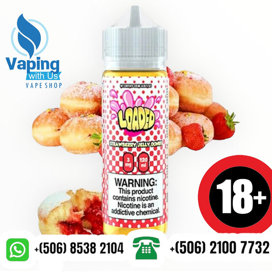 Loaded By Ruthless Strawberry Jelly Donut 120ml