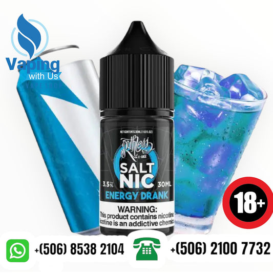 Ruthless Energy Drank Nicotine Salts