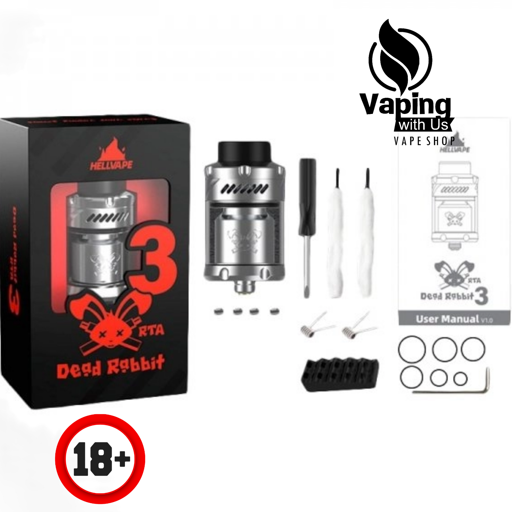 Hellvape Dead Rabbit V3 RTA – Vaping With Us