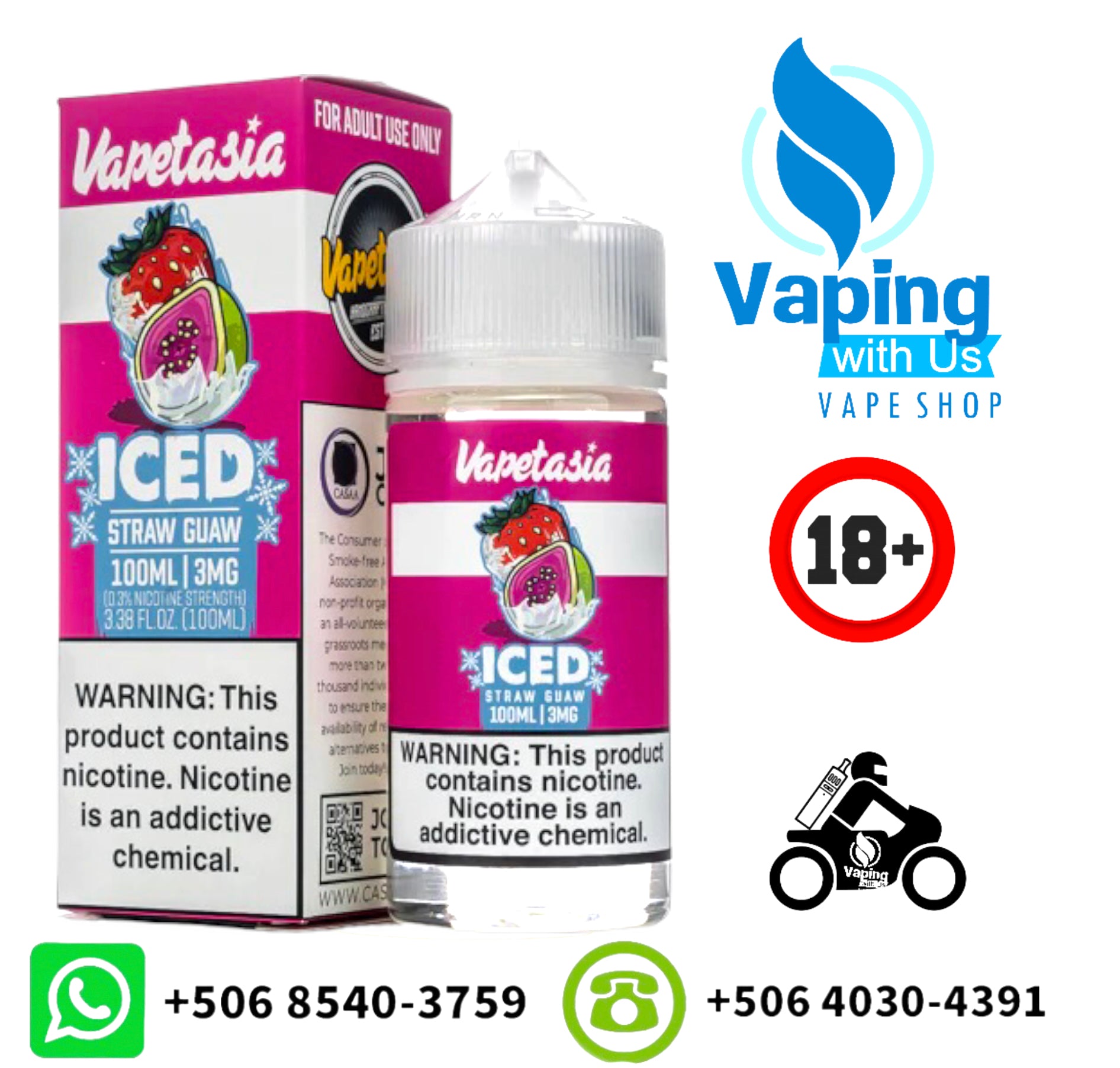 Vapetasia Straw Guaw Ice – Vaping With Us